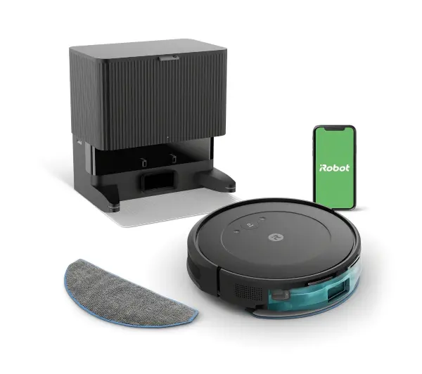 Roboty sprzątające - iRobot Roomba Combo Essential 2 Funkcja mopowania Stacja oczyszczająca 68dB Czarny