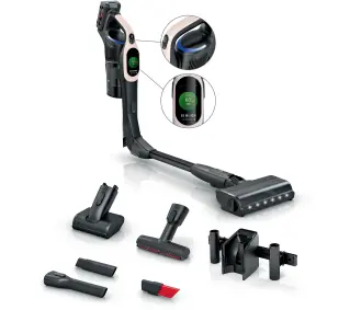 Bosch Unlimited 10 BBS1041RBA 80min Wymienny akumulator Mini elektroszczotka