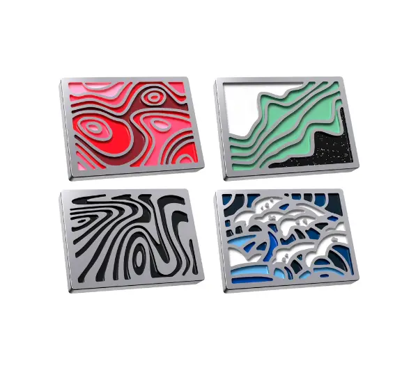 HyperX 8 Bit Magnetic Gaming Badges