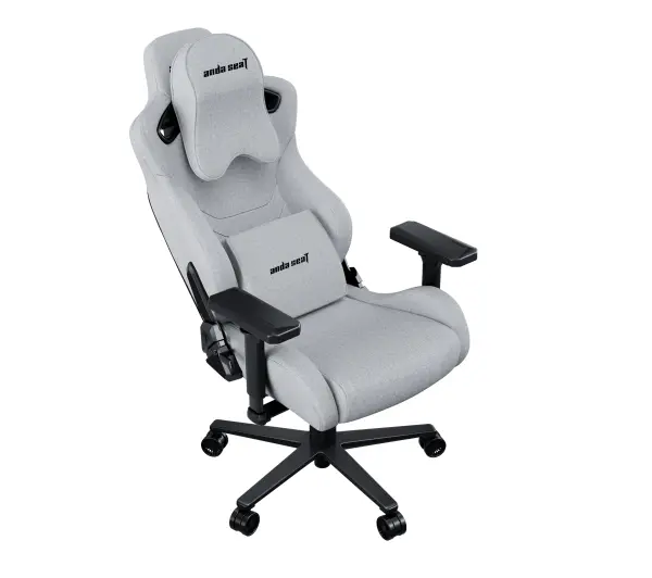 Anda Seat Kaiser 2 Pro XL Gamingowy do 200kg Tkanina Lniana Szary - Kup na Raty - RRSO 0%