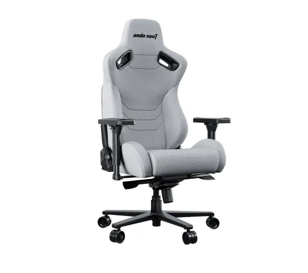 Anda Seat Kaiser 2 Pro XL Gamingowy do 200kg Tkanina Lniana Szary - Kup na Raty - RRSO 0%
