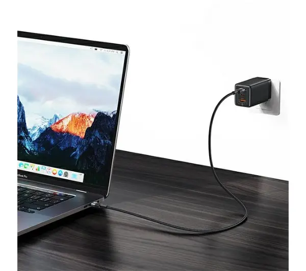 USAMS USB-C do USB-C 240W1,2m SY Series Czarny
