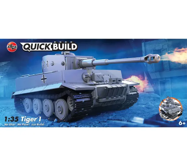 Czołg AIRFIX Quickbuild Tiger I J6041