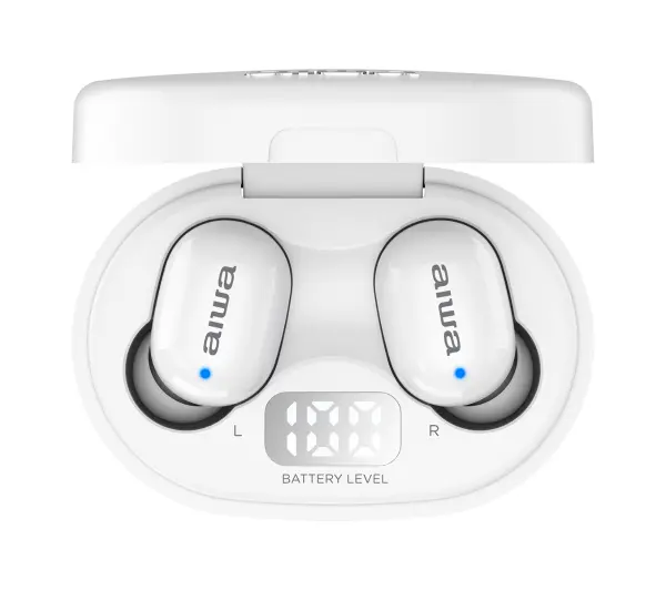 Aiwa EBTW-150WT Dokanałowe Bluetooth 5.0 Biały
