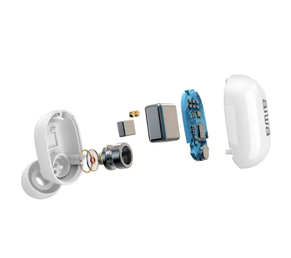 Aiwa EBTW-150WT Dokanałowe Bluetooth 5.0 Biały