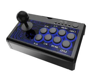 Dobe TP4-1886 Arcade Stick do PS4, PS3, Xbox Series, Xbox One, Nintendo Switch, PC Przewodowy Czarny