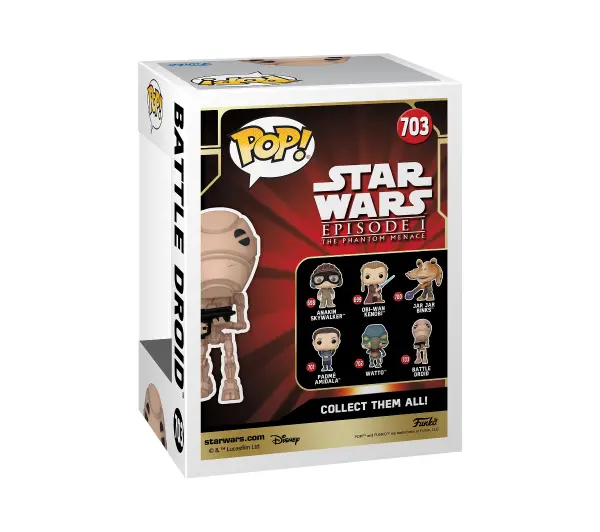 Funko Pop Star Wars The Phantom Menace 25th Battle Droid