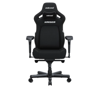 Anda Seat Kaiser 4 L Gamingowy do 120kg Tkanina Czarny - Kup na Raty - RRSO 0%