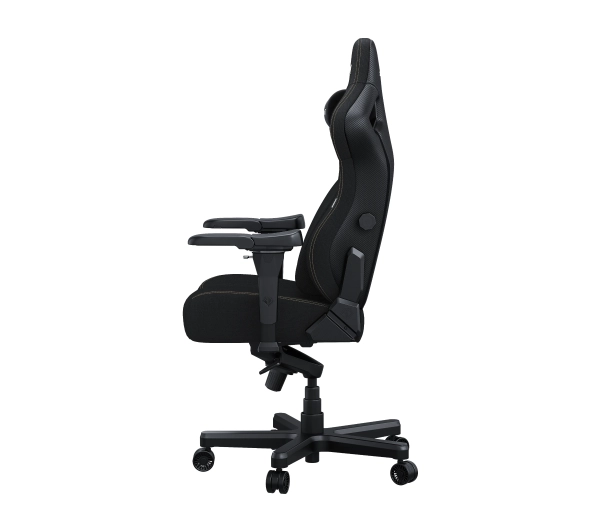 Anda Seat Kaiser 4 L Gamingowy do 120kg Tkanina Czarny - Kup na Raty - RRSO 0%