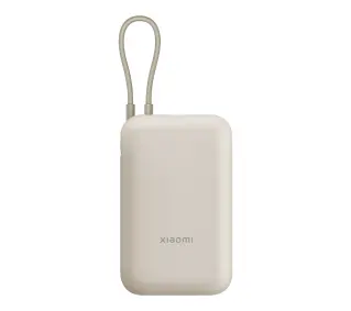 Xiaomi PN104033 10000mAh 22,5W Wbudowany kabel USB-C Beżowy - ⚡ EURO HIT CENOWY! ⚡