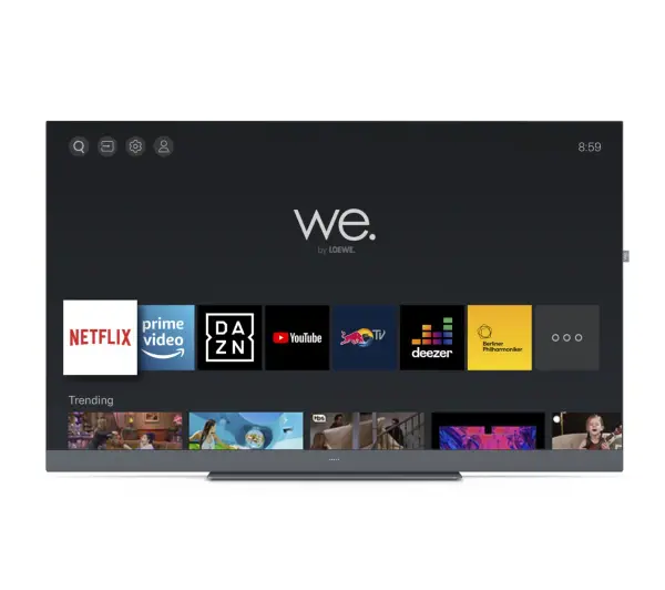 We. by LOEWE We. SEE 55 Storm Grey 55" LED 4K Smart TV Dolby Vision Dolby Atmos HDMI 2.1 DVB-T2