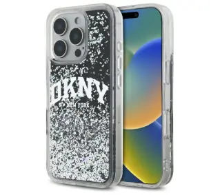 DKNY Liquid Glitter Arch Logo do iPhone 16 Pro Max Czarny - TRZECI -55%, ALBO 5-TY ZA 1ZŁ