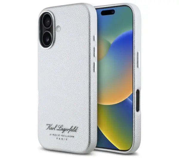 Etui KARL LAGERFELD Hotel RSG do Apple iPhone 16 Szary