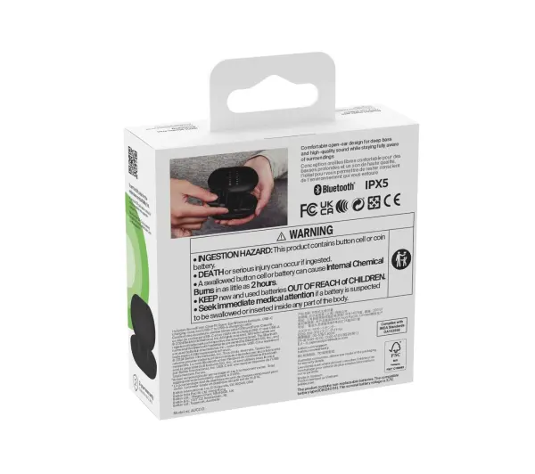 Belkin Soundform ClearFit Douszne Bluetooth 5.3 Czarny