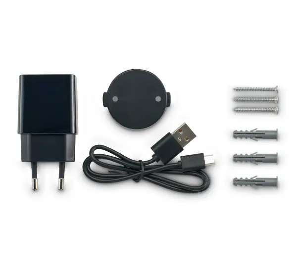 Hama 176647 Obrotowa Wi-Fi z czujnikiem ruchu i noktowizorem 1080p Czarny