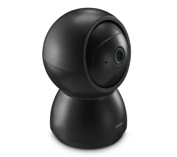Hama 176647 Obrotowa Wi-Fi z czujnikiem ruchu i noktowizorem 1080p Czarny