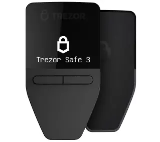 Trezor Safe 3 Czarny - Kup na Raty - RRSO 0%