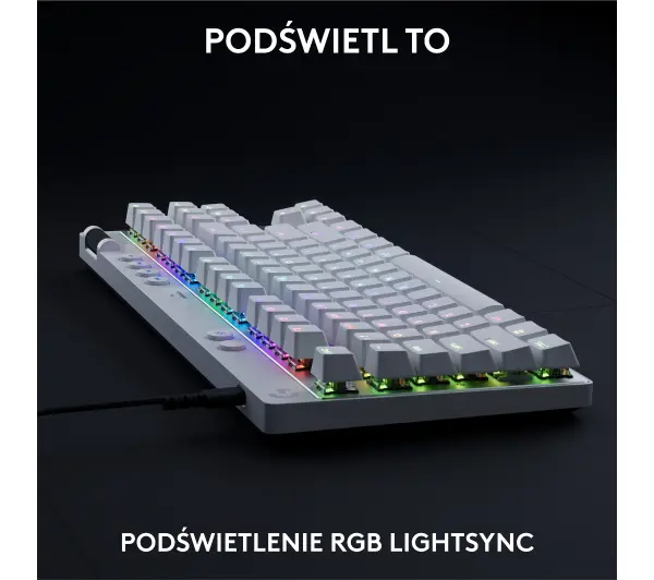 Logitech Pro X TKL Rapid Biały - Kup na Raty - RRSO 0%