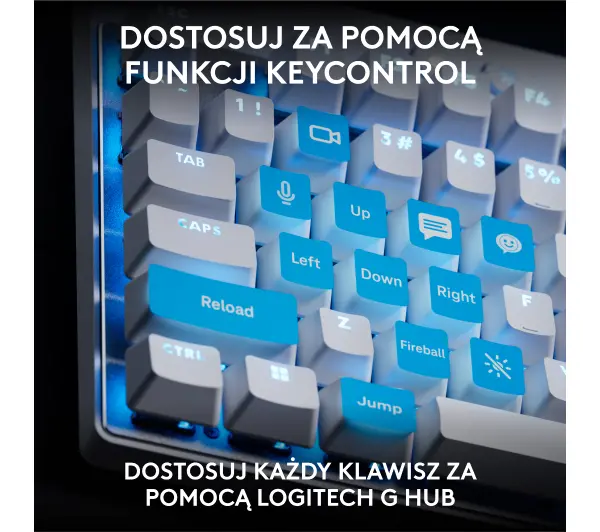 Logitech Pro X TKL Rapid Biały - Kup na Raty - RRSO 0%