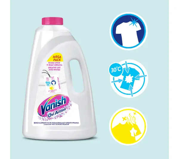 Vanish Oxi Action do bieli 3l