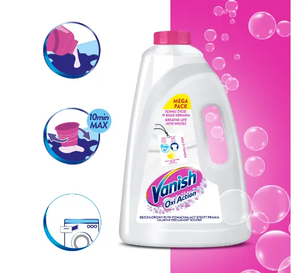 Vanish Oxi Action do bieli 3l