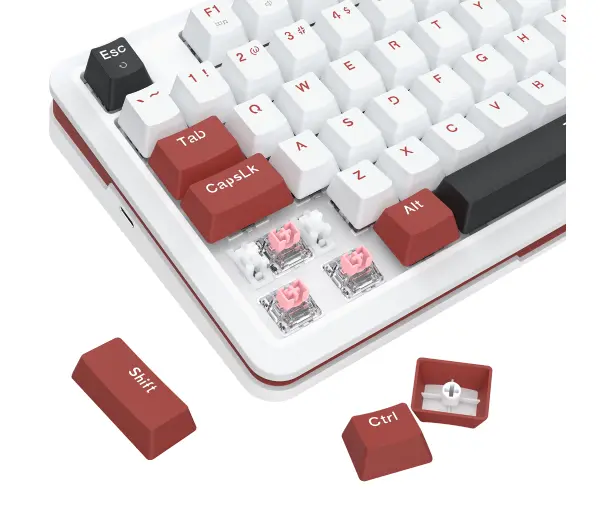 Redragon K721WRB-RGB Stormhunter Biało-czerwony