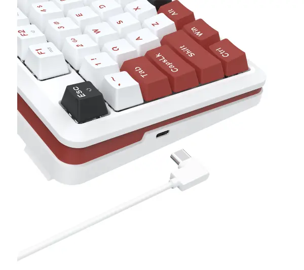 Redragon K721WRB-RGB Stormhunter Biało-czerwony