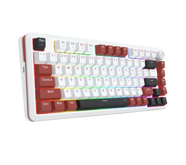 Redragon K721WRB-RGB Stormhunter Biało-czerwony