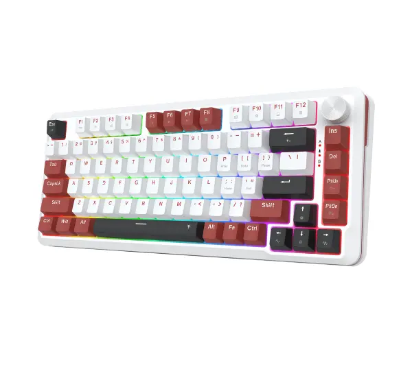Redragon K721WRB-RGB Stormhunter Biało-czerwony