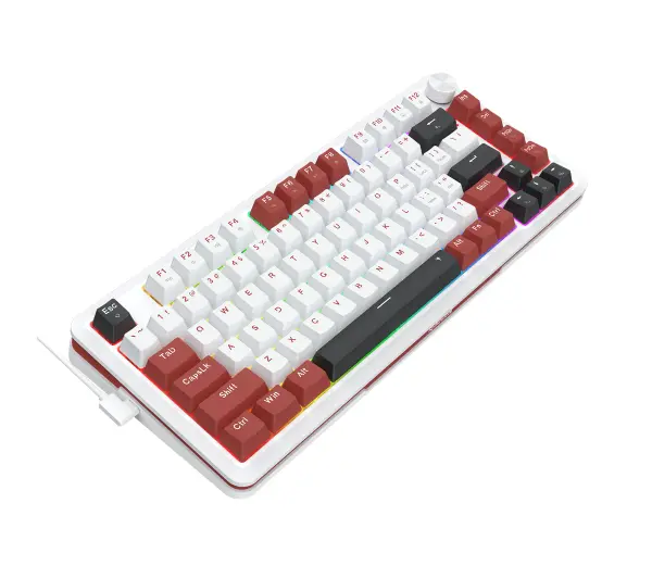 Redragon K721WRB-RGB Stormhunter Biało-czerwony
