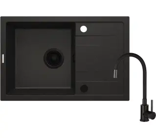 Deante Corio ZRCPG113 Grafit metalik + bateria Nero