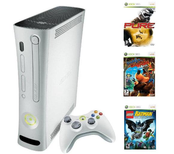 konsola PlayStation 4 Xbox 360 Arcade + 3 gry