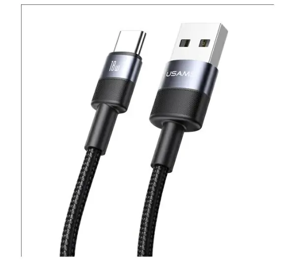 USAMS USB-A do USB-C 3A 1,2m Aluminum Alloy Data Cable SY Series