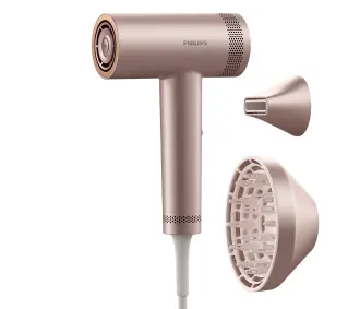Philips Hair Dryer Seria 8000 BHD837/10 Jonizacja Dyfuzor Zimny nawiew 1400W 3 prędkości 7 temperatur - Kup na Raty - RRSO 0%