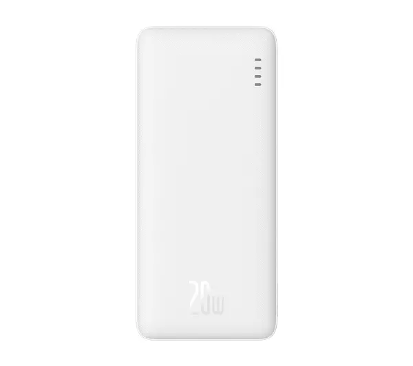 Baseus PPQD090002 Airpow 10000mAh 20W Biały
