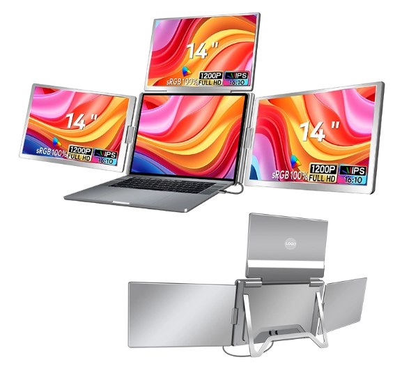 Extralink Smart Life S780 3-Screen 14" Full HD IPS 50Hz do laptopa 12" do 18,5" - Kup na Raty - RRSO 0%