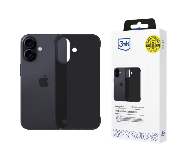 3mk Just20g Clear Case do iPhone 16 Plus