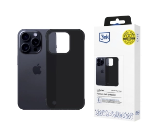 3mk Just20g Clear Case do iPhone 15 Pro Max Czarny