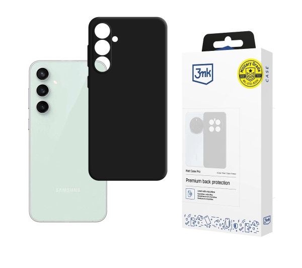 Etui 3MK Matt Case Pro do Samsung Galaxy S23 FE Czarny