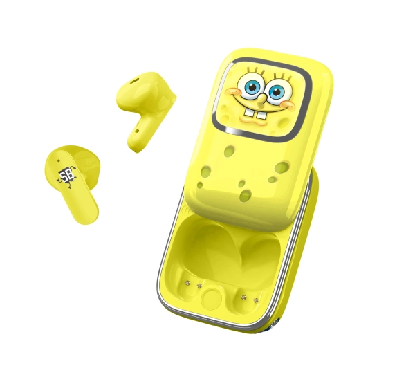 OTL Technologies SpongeBob SquarePants Slide TWS Dla Dzieci Douszne Żółty