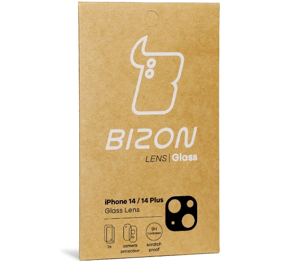 Bizon na aparat Lens dla iPhone 14/14 Plus 2 sztuki