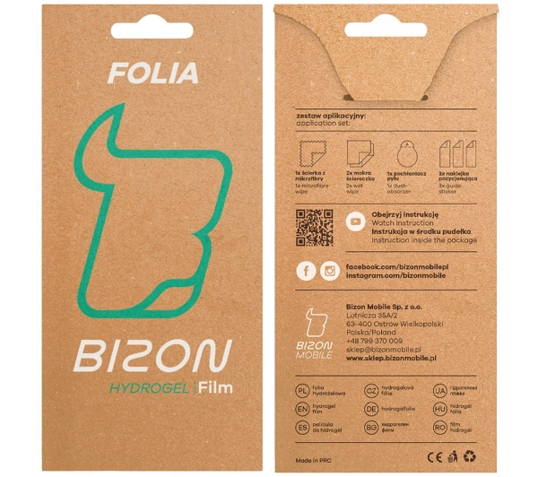 Bizon na ekran Hydrogel Front do iPhone 16 Pro 2 sztuki