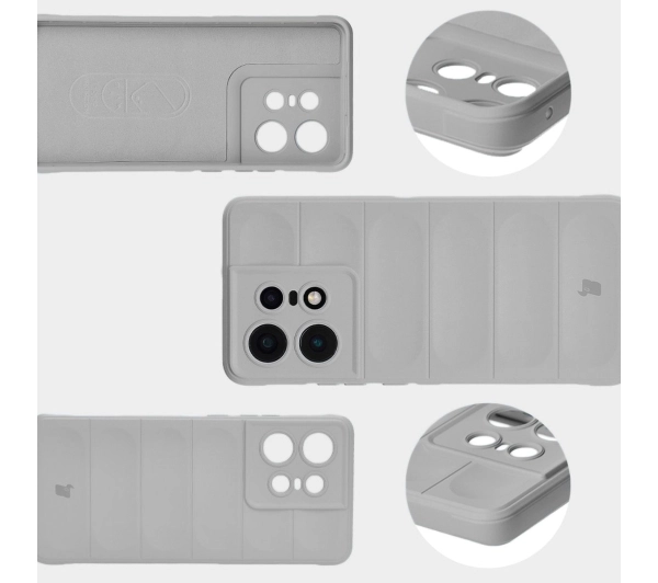 Bizon Tur do Motorola Edge 50 Pro Light Grey