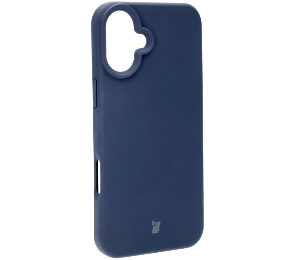 Bizon Silikonowe Soft do iPhone 16 Plus Ciemno-niebieski