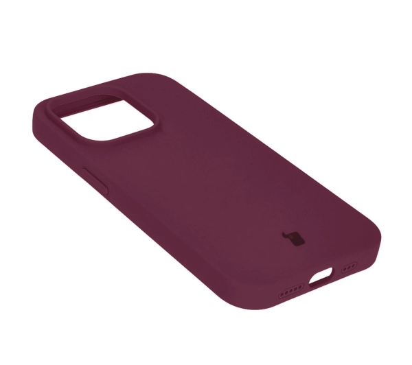 Bizon Silikonowe Soft do iPhone 14 Pro Ciemno-fioletowy