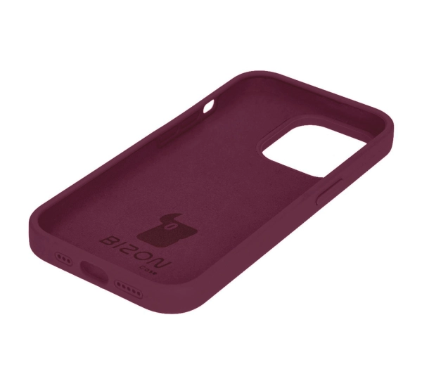 Bizon Silikonowe Soft do iPhone 14 Pro Ciemno-fioletowy