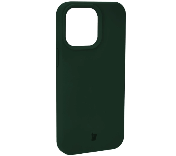Bizon Silikonowe Soft do iPhone 15 Pro Max Ciemnozielony