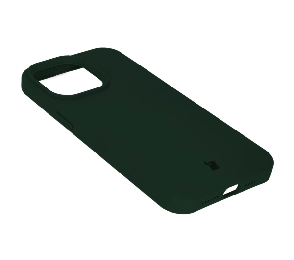 Bizon Silikonowe Soft do iPhone 15 Pro Max Ciemnozielony