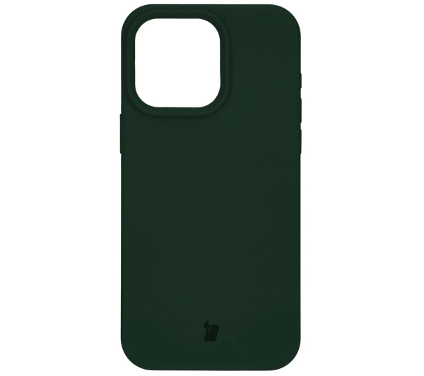 Bizon Silikonowe Soft do iPhone 15 Pro Max Ciemnozielony