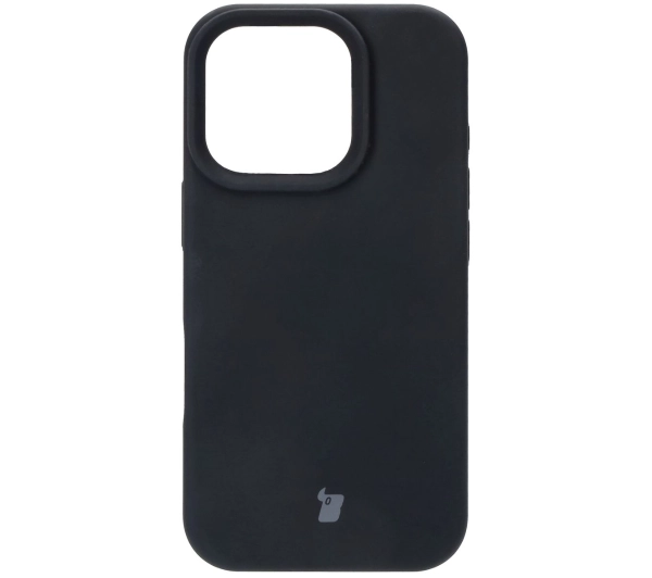 Bizon Silikonowe Soft do iPhone 16 Pro Czarny